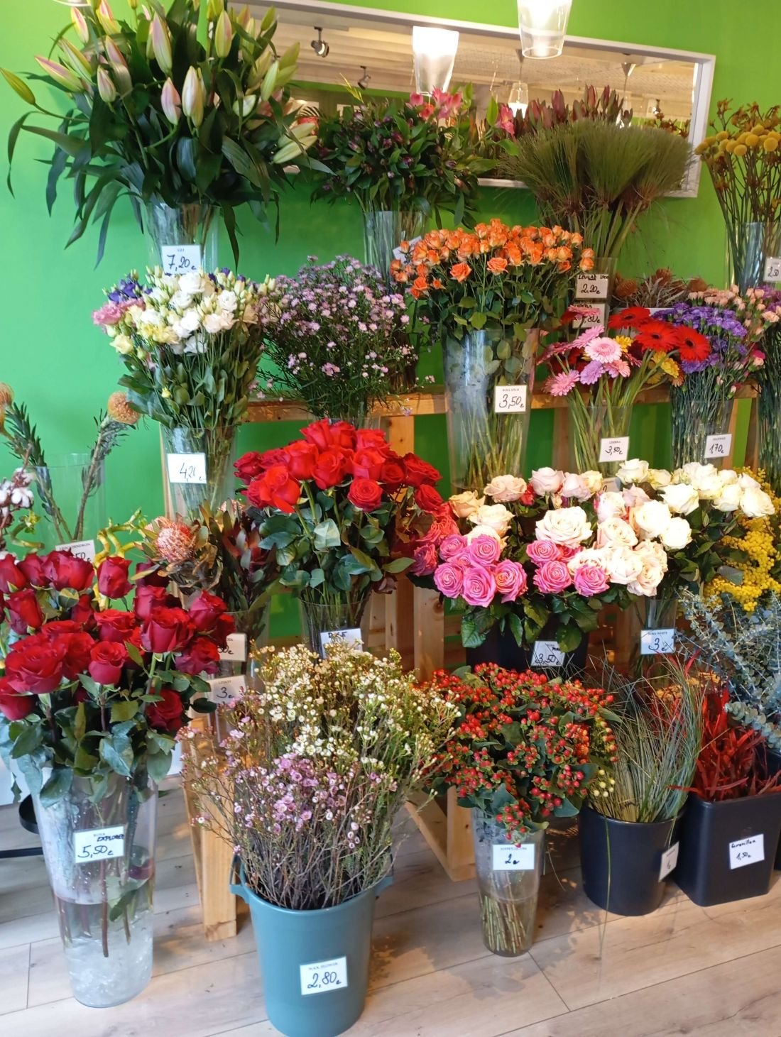 Flowers of Paradise Interieur Flower shelf